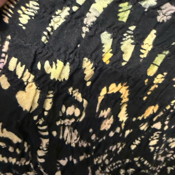 Santiki Boho Tropical Floral Print Patchwork Halter Sundress L - Picture 11 of 15